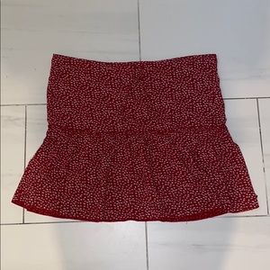 Brandy red skirt (brand new) Skirt is adjustable!!